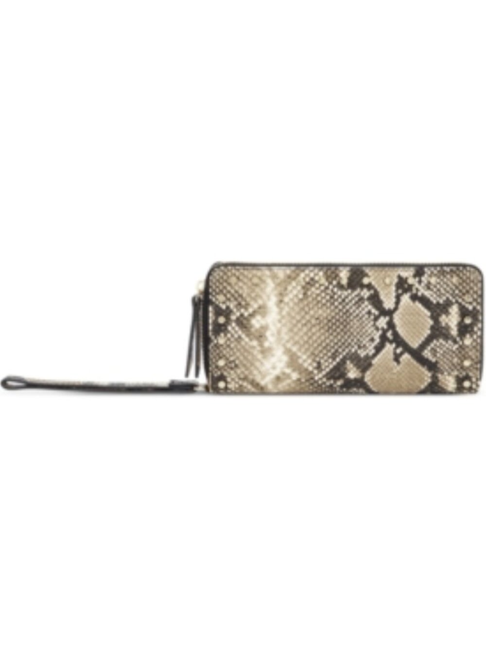 I.n.c. International Concepts Hazell Zip Around Floral Wristlet, Neutral Snake P